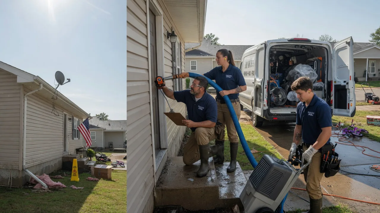 Ceiling Water Damage Restoration in Denver, IN near me